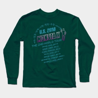 MONSTA X U.S. 2018 THE 2ND WORLD TOUR Long Sleeve T-Shirt